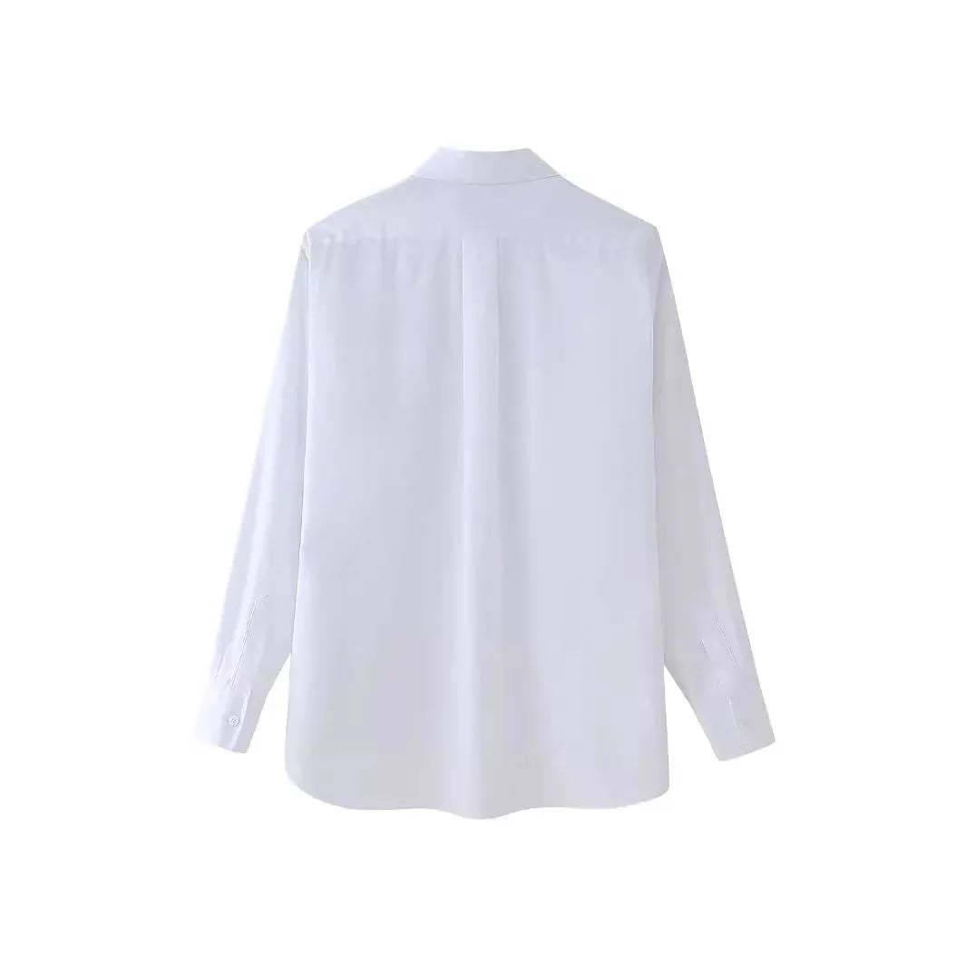 Polo Collar Long Sleeve Shirt