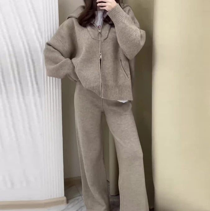 Two Piece Sets Outfit Cardigan and Pants