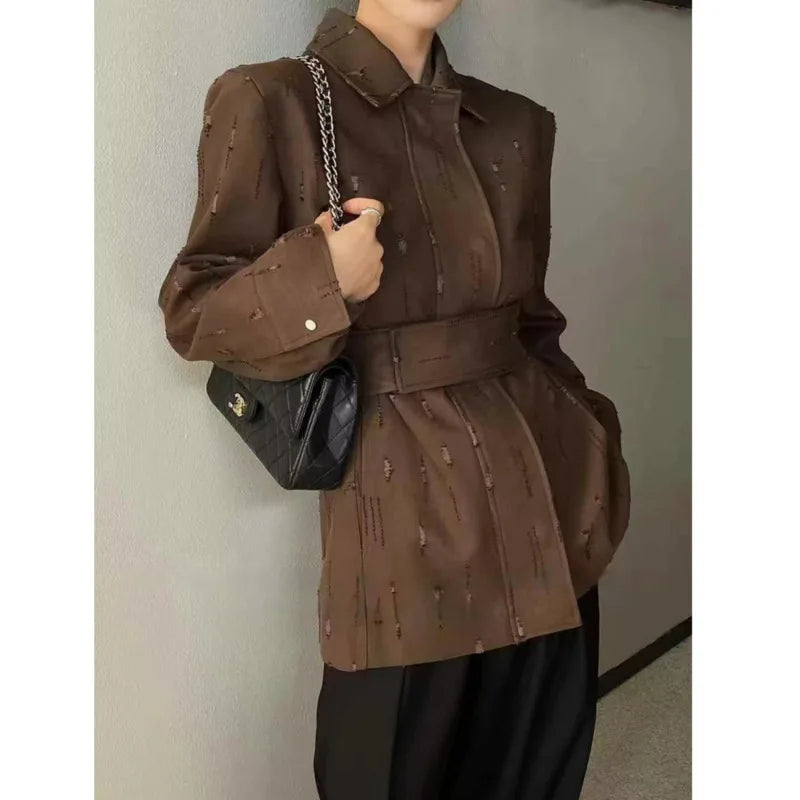 Feminine Minimalist Suit Jacket