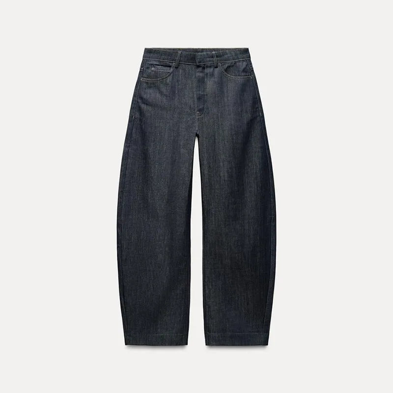 Strapless Straight Pants and Top Waist Cinching