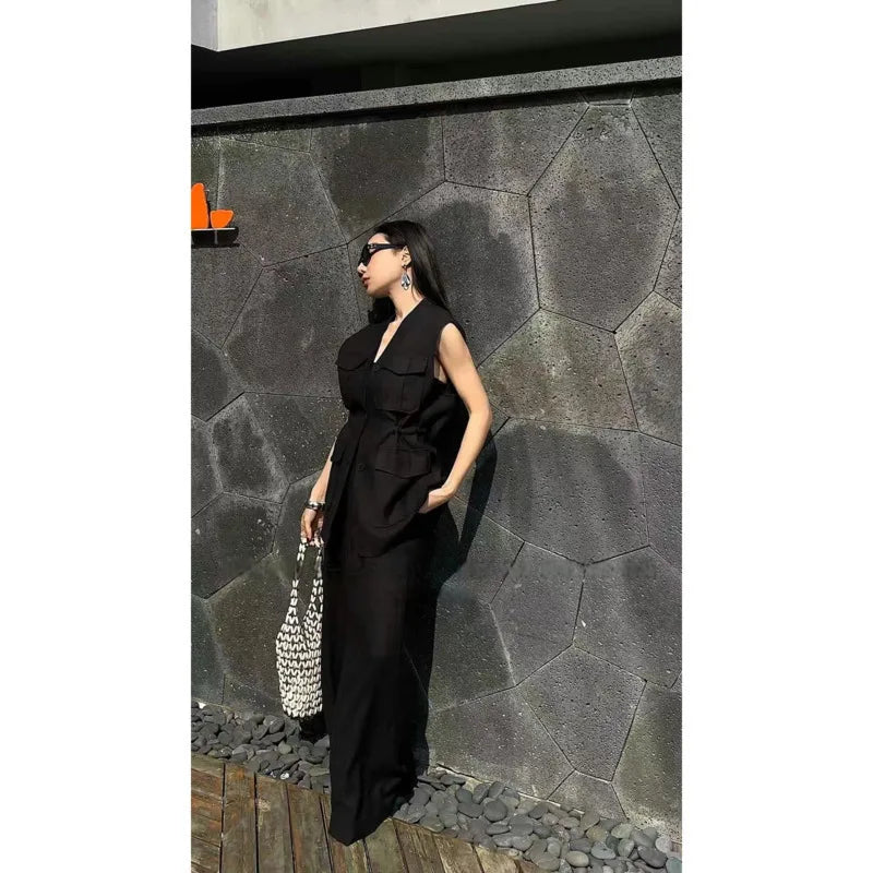 Versatile Top And Pants Fashionable Two-piece Set