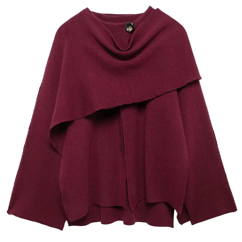 Scarf Cardigan Sweater Winter Coats Long Sleeve Caots Casual
