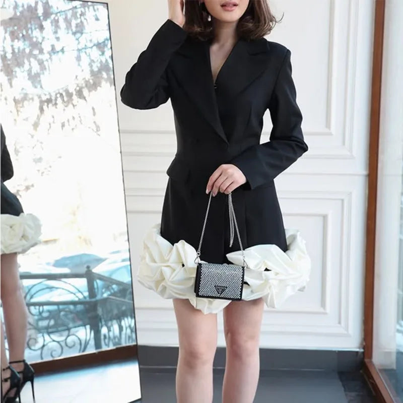 Mini Dress Flip Collar