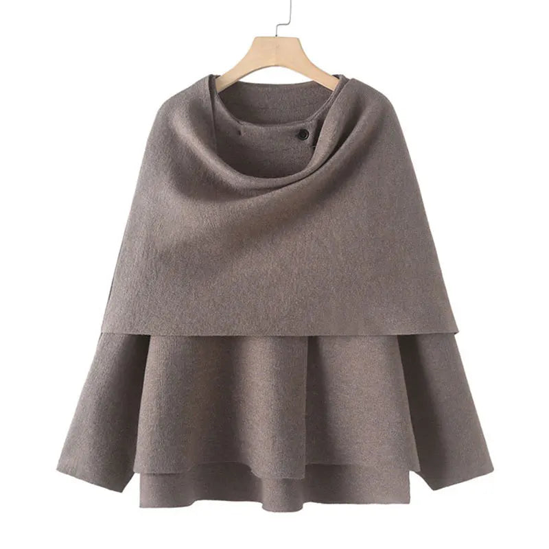 Scarf Coat Long Sleeve Streetwear Causal Coats