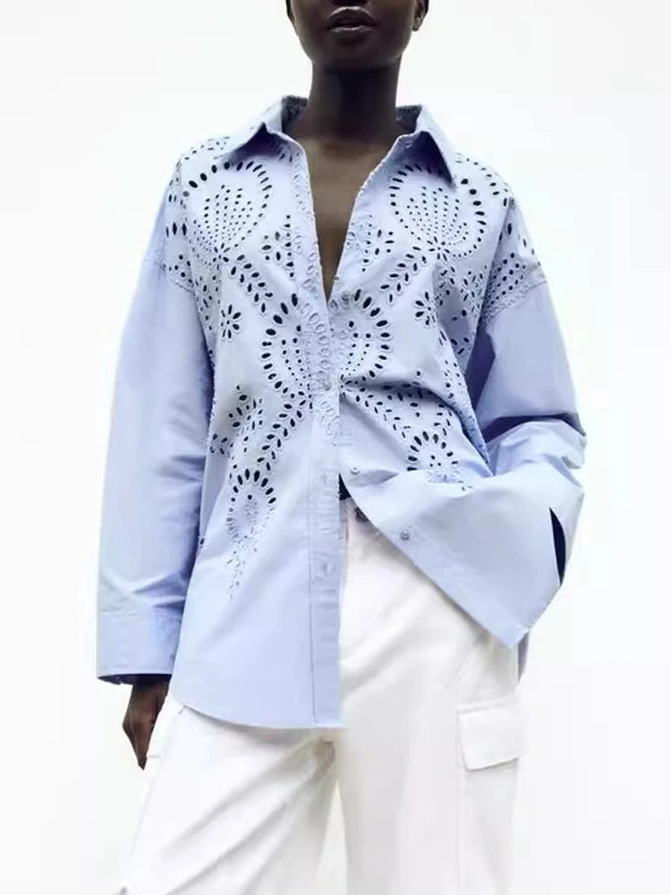 Embroidered Casual Shirt - Long Sleeve