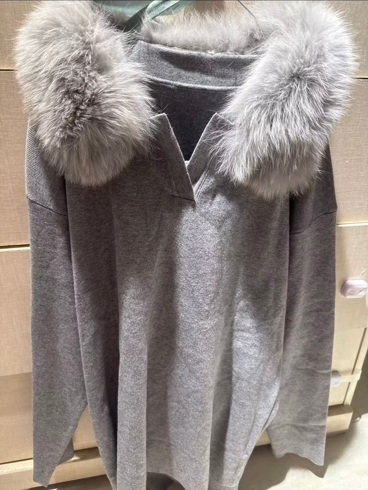 Reality Fur Jacket Pullover Set