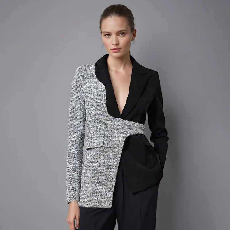 Winter New Color Spliced Jacket