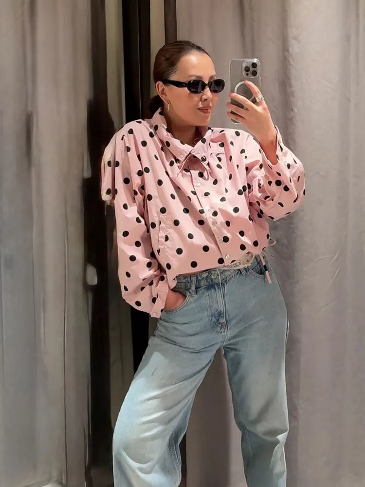 Polka Dot Pink Jackets