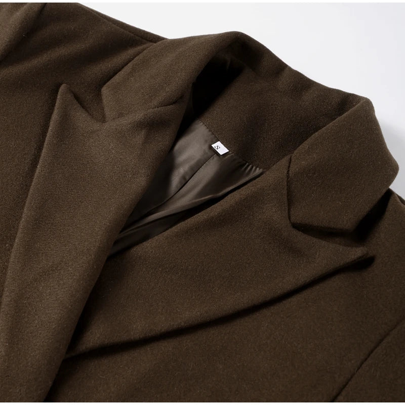 Long Coats Vintage Brown