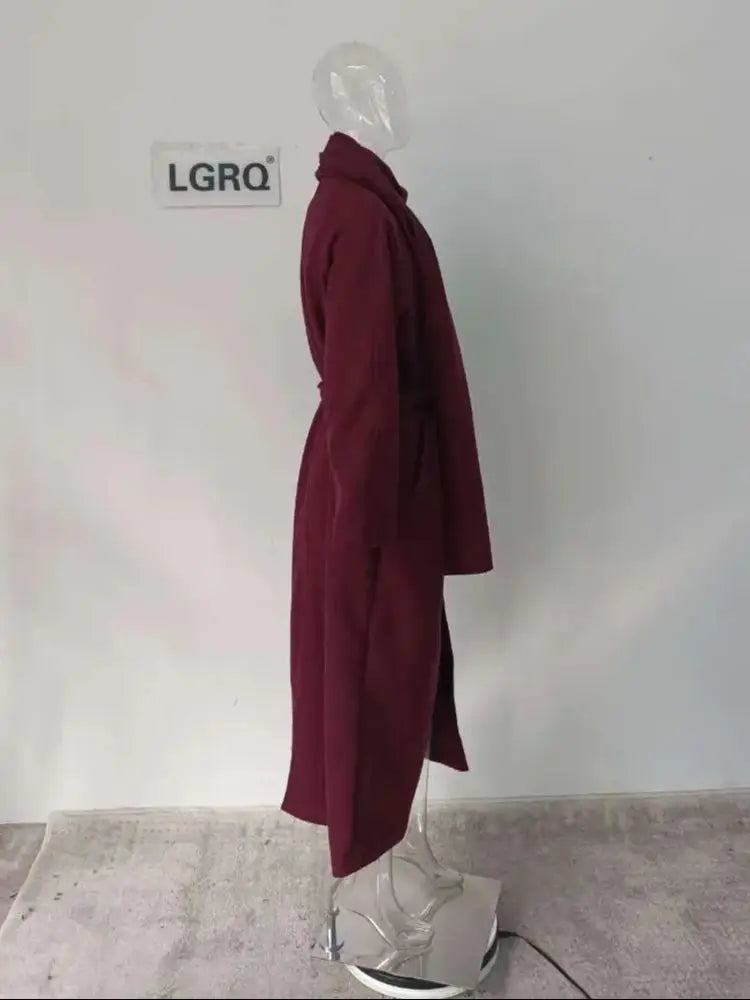 clothes scarf wine full sleeves