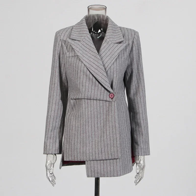 Winter  Gray Blazer