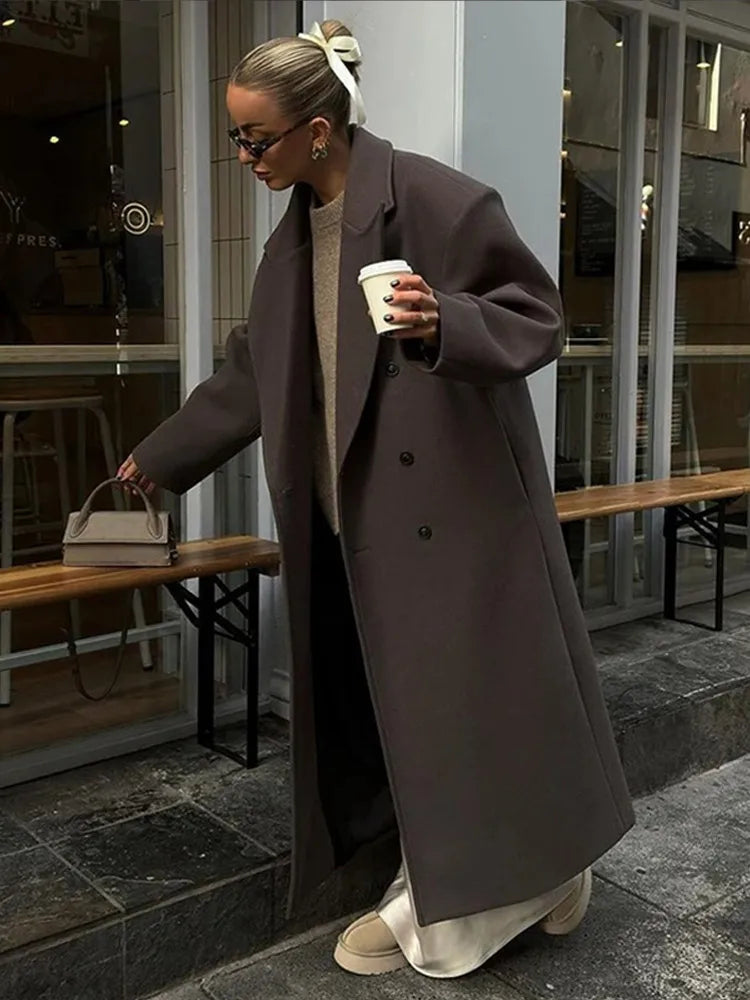 Long Coats Vintage Brown