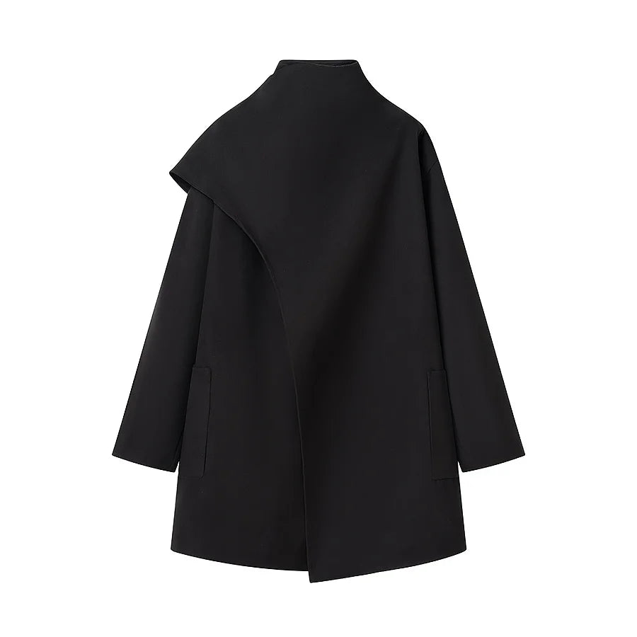 Coat  with Scarf Long Sleeve