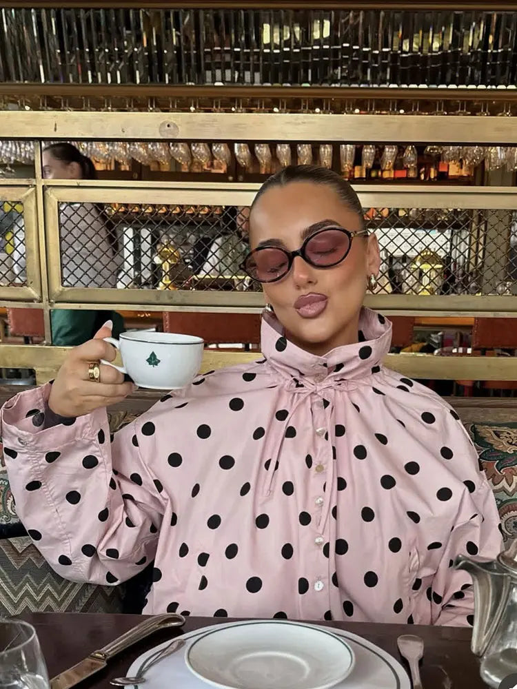 Polka Dot Pink Jackets