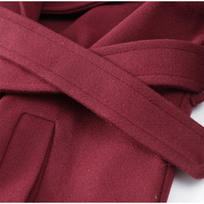 Coat Casual Long Sleeves  Winter