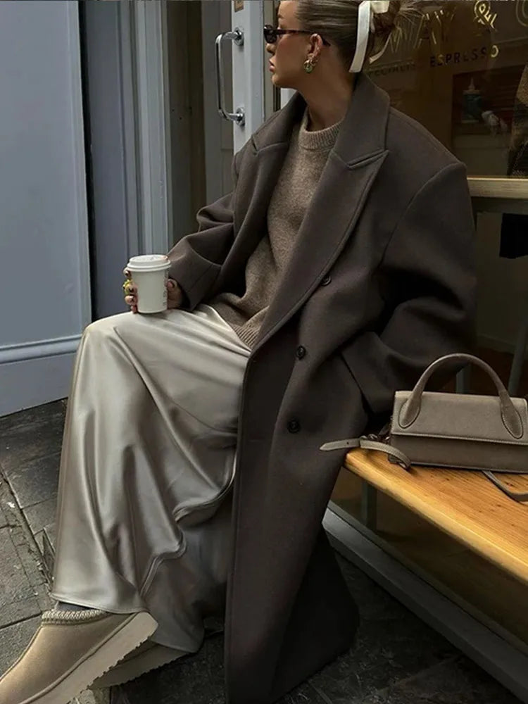 Long Coats Vintage Brown