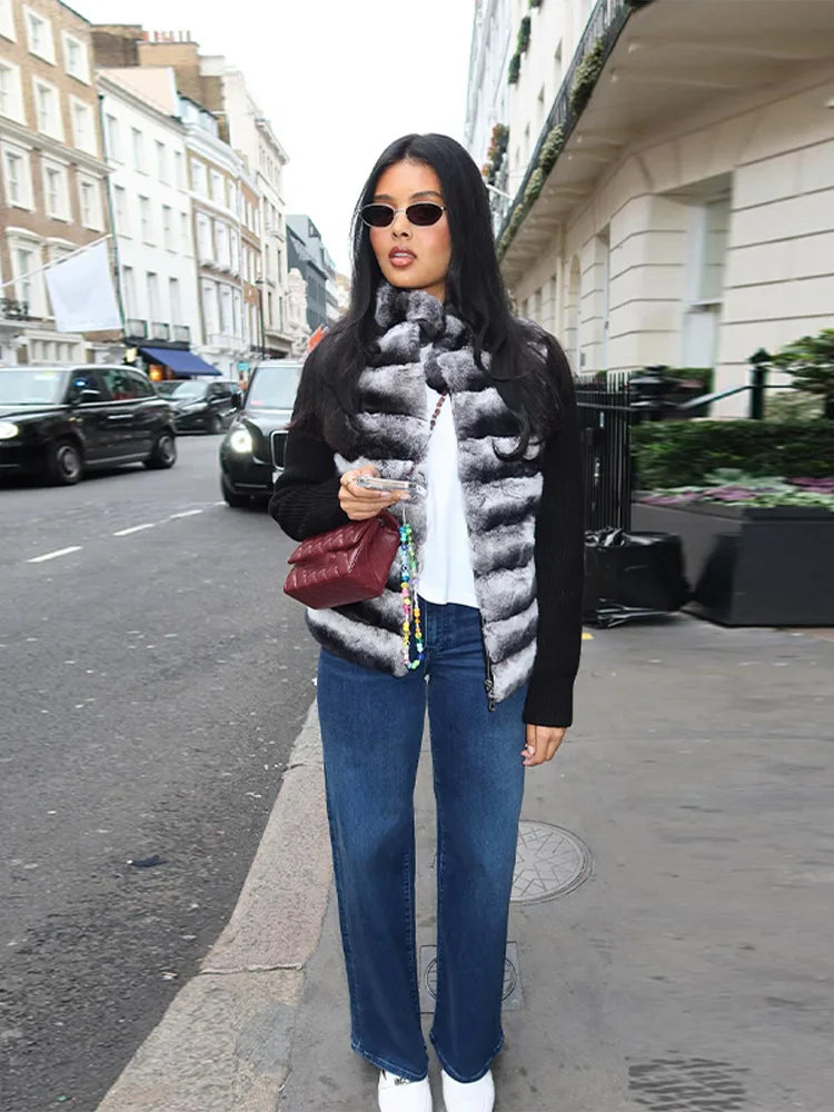 Faux Fur Plush Short Coat