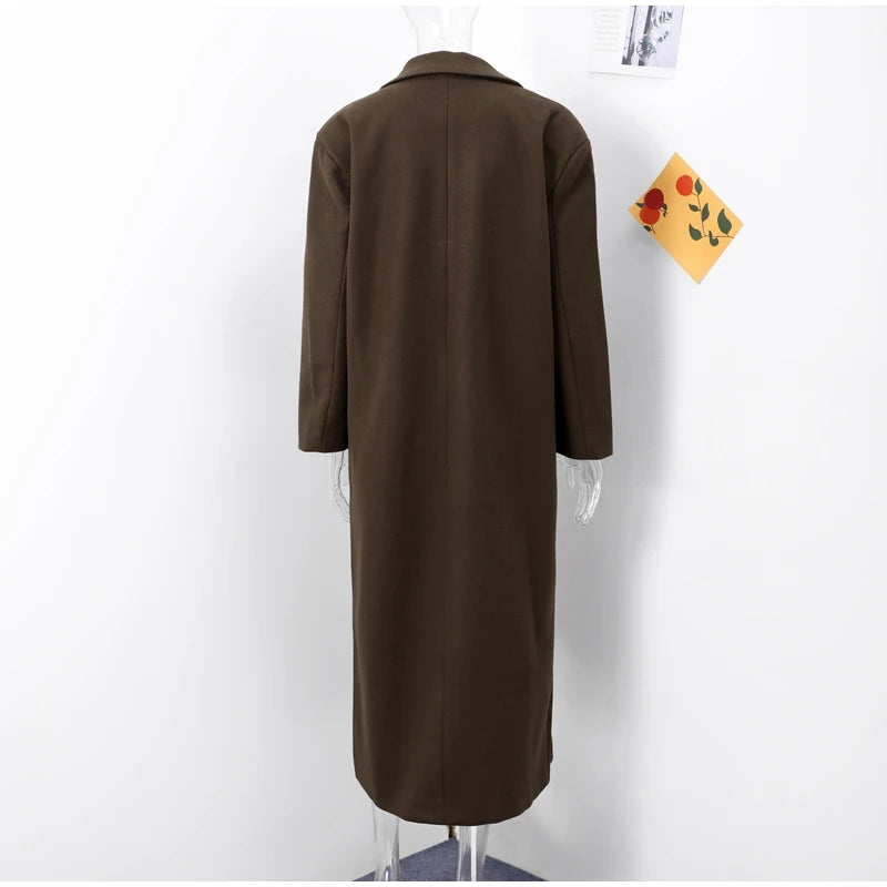 Long Coats Vintage Brown